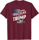 Truckers For Trump Awesome Semi Truck Driver Gear and T-Shirt - T-Shirt | Maroon