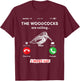 Hunting Woodcock bird- funny phone calls Hunter T-Shirt - T-Shirt | Maroon