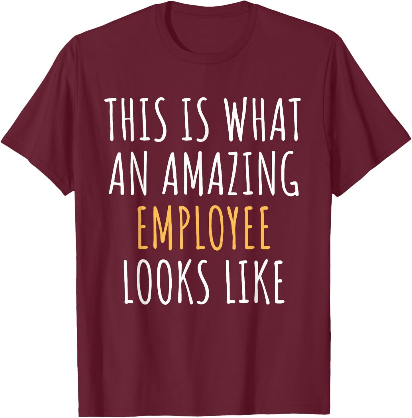 Best Employee Appreciation Thank You End of Year Christmas T-Shirt - T-Shirt | Maroon