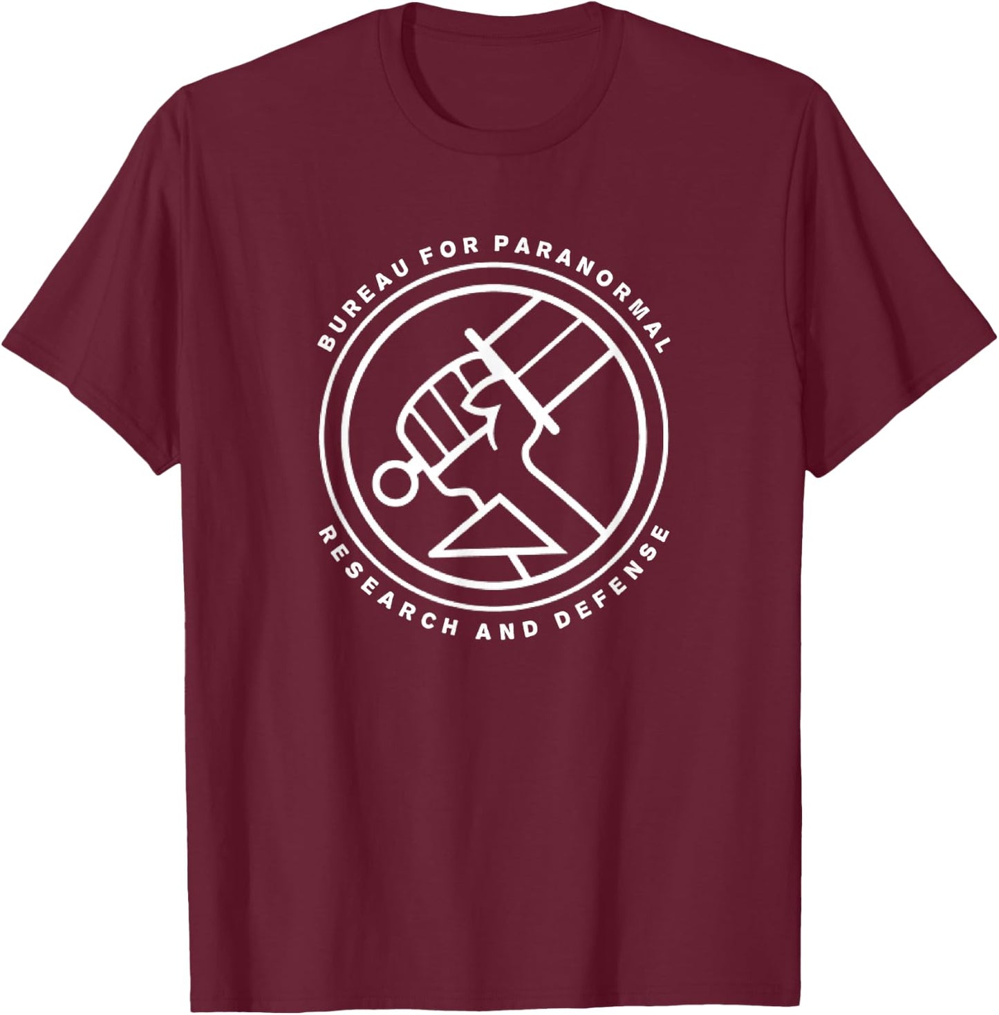 BPRD Bureau for Paranormal Research and Defense T-Shirt - T-Shirt | Maroon