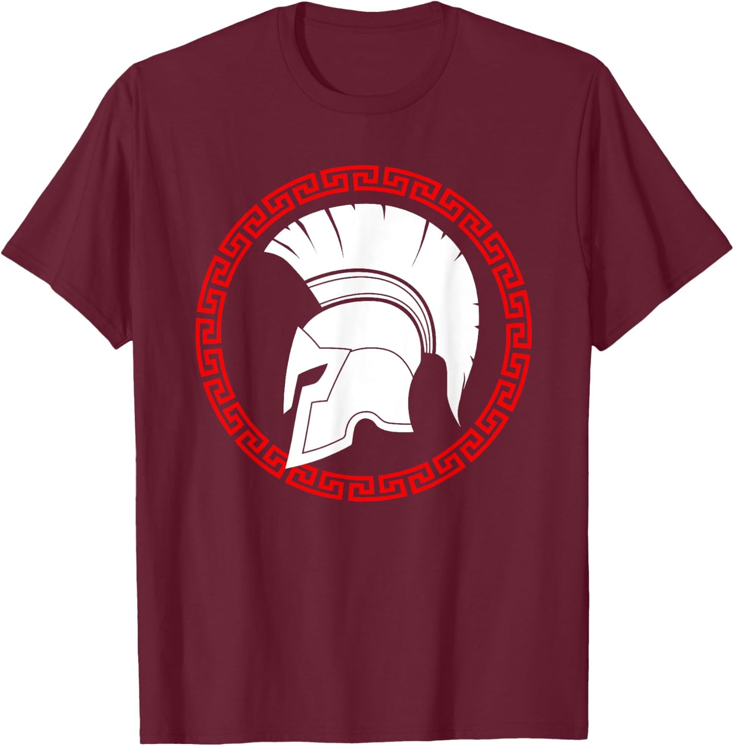 Sparta Spartan Warrior Greece Gift T-Shirt - T-Shirt | Maroon