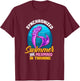 Synchronized Swimming Mermaid Mermaids costume dress T-Shirt - T-Shirt | Maroon