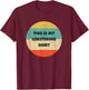 This is My Lobstering T-Shirt - T-Shirt | Maroon