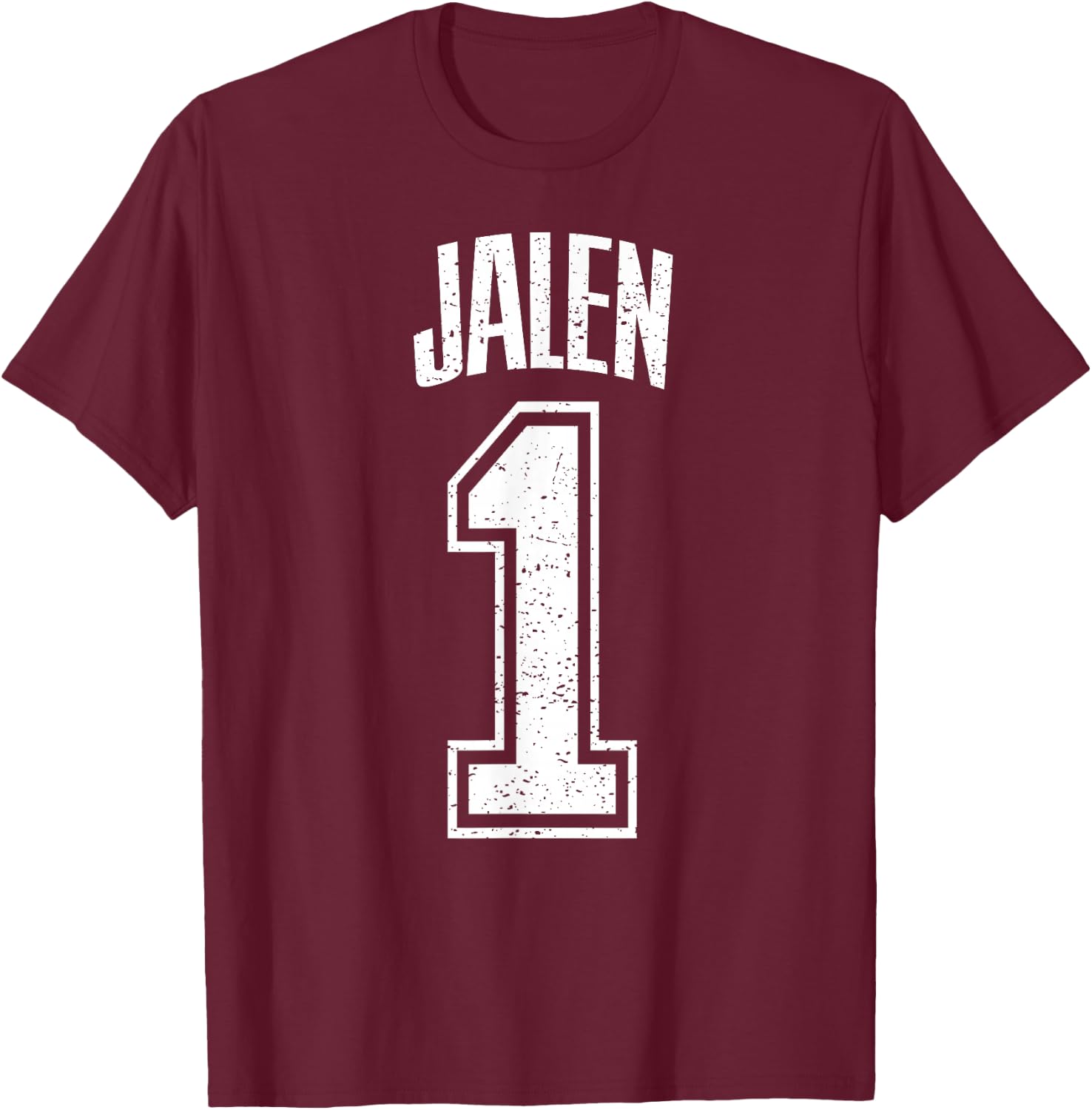 Jalen Supporter Number 1 Greatest Fan T-Shirt - T-Shirt | Maroon