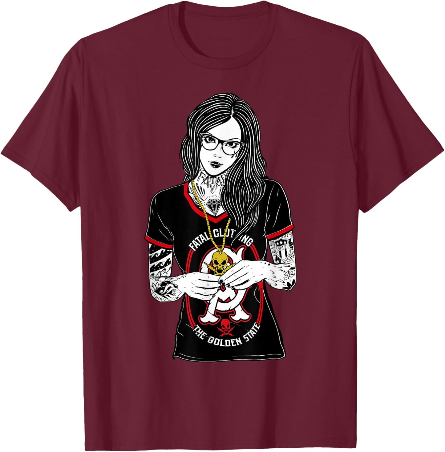 Goldie T-Shirt - T-Shirt | Maroon
