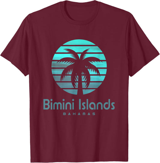 Bimini Island Bahamas T-Shirt - T-Shirt | Maroon