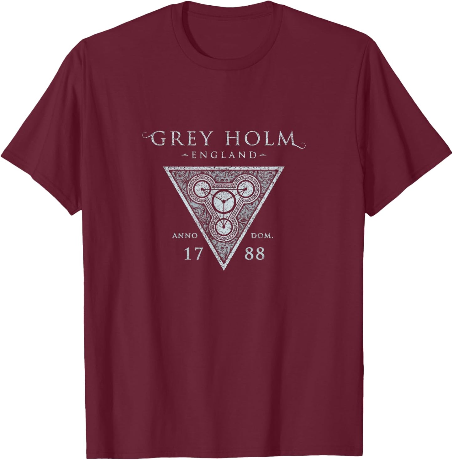 The Room Three - Grey Holm T-Shirt - T-Shirt | Maroon