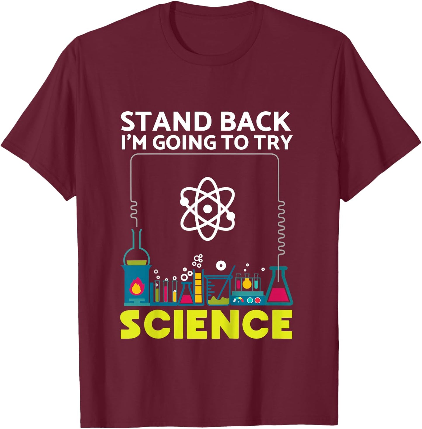 Chemistry Gift Kids- Boys or Girls Love Science Fair T-Shirt - T-Shirt | Maroon