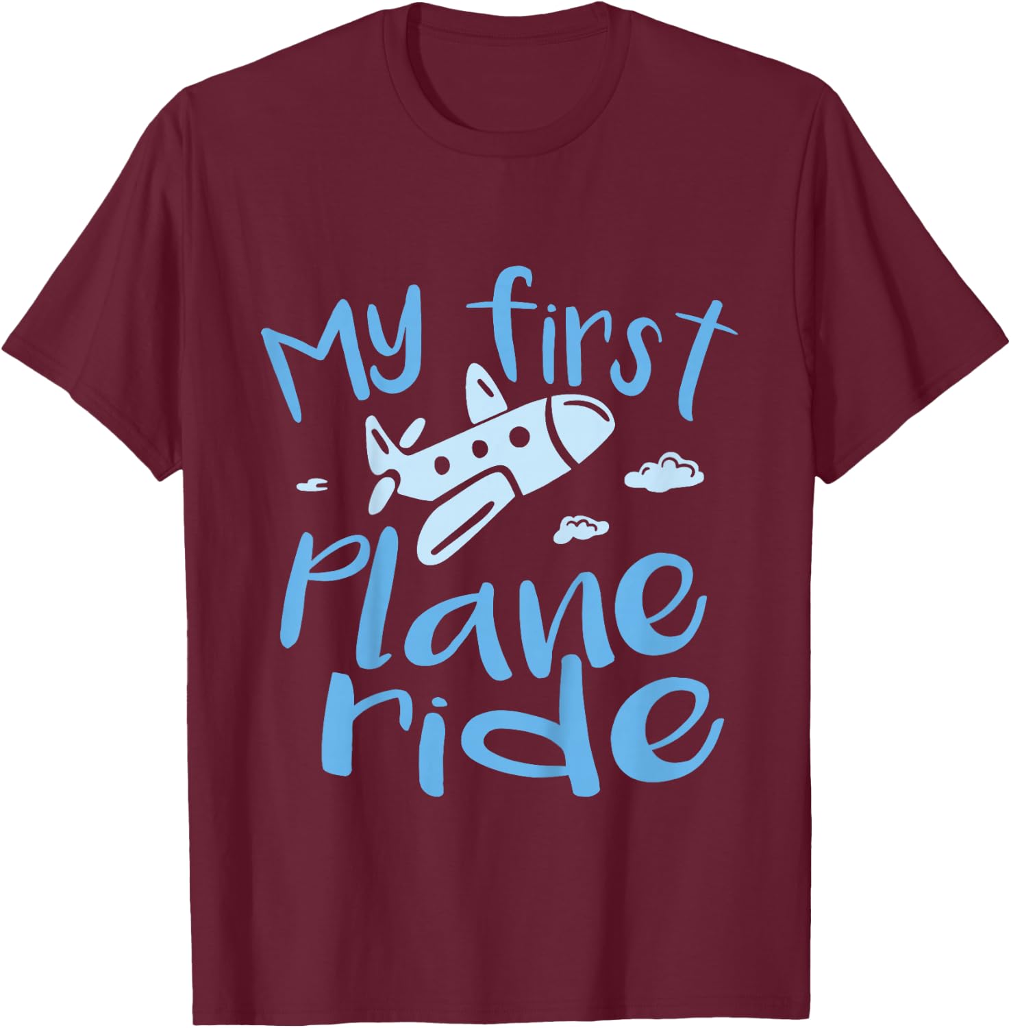 Kids My first plane ride T-Shirt - T-Shirt | Maroon