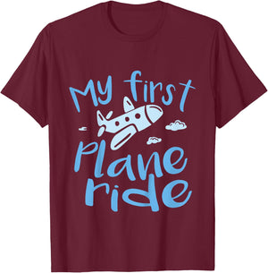 Kids My first plane ride T-Shirt - T-Shirt | Maroon