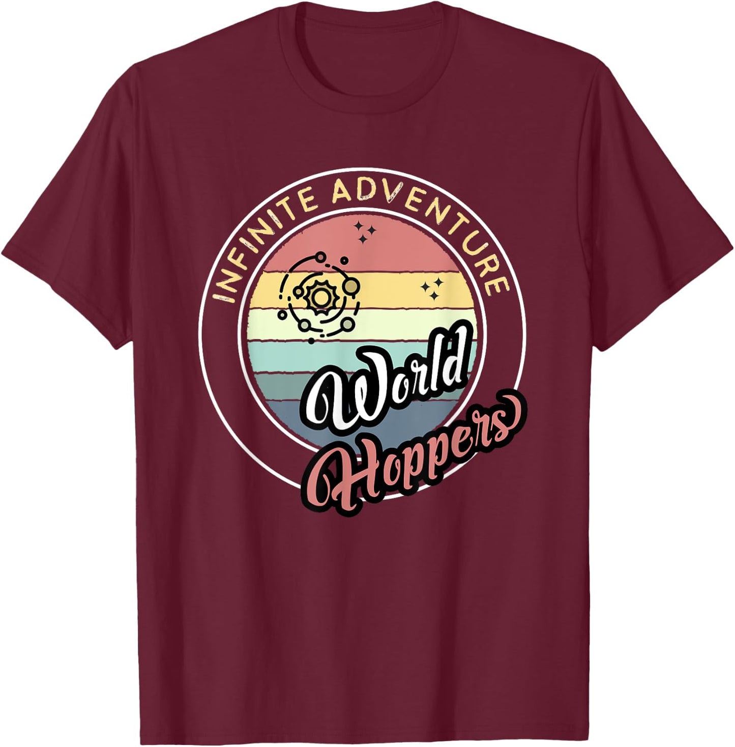 World Hoppers T-Shirt - T-Shirt | Maroon