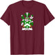Flood Coat of Arms - Family Crest T-Shirt - T-Shirt | Maroon