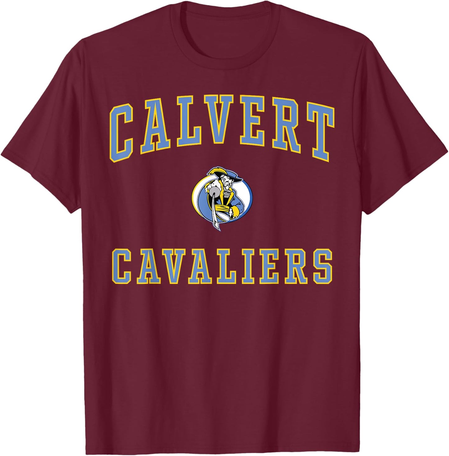 Calvert High School Cavaliers T-Shirt - T-Shirt | Maroon
