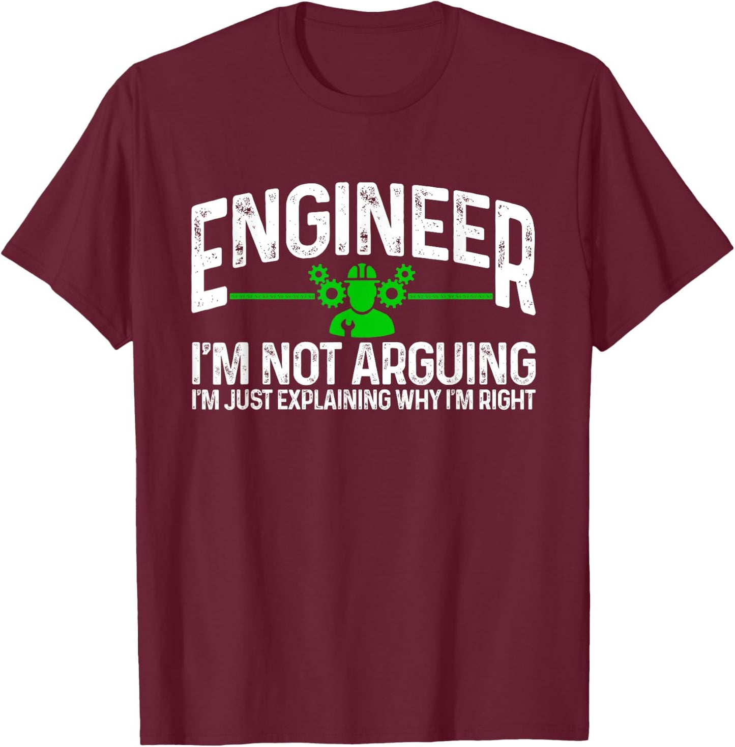 Funny Engineer Gift Women Software Civil Engineering T-Shirt - T-Shirt | Maroon