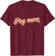 Vintage Pug Mom Puggle Mother Dog Lover Pet Mama T-Shirt - T-Shirt | Maroon