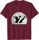 Running Duck Moon Runner Duck T-Shirt - T-Shirt | Maroon