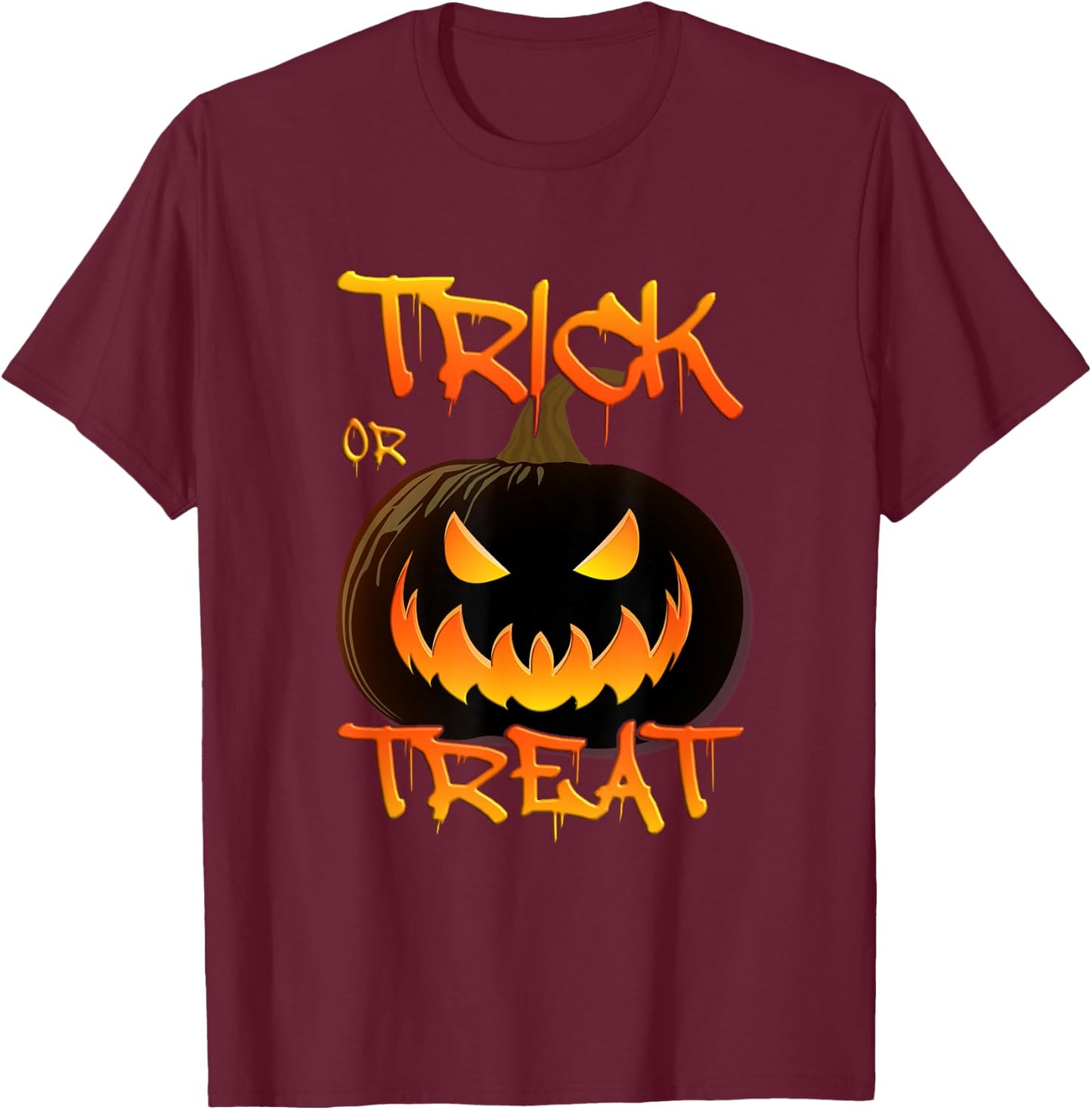 Halloween pumpkin trick or treat costume fancy dress T-Shirt - T-Shirt | Maroon