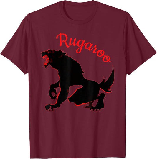 TMTZ Rugaroo Werewolf Legend of the Night Shapeshifter T-Shirt - T-Shirt | Maroon