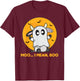 Cow Ghost Cute Kawaii Halloween Cows Moo I Mean Boo T-Shirt - T-Shirt | Maroon