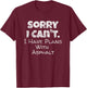 Funny Asphalt Worker Quote - Street Paver Gift - Paving Love T-Shirt - T-Shirt | Maroon