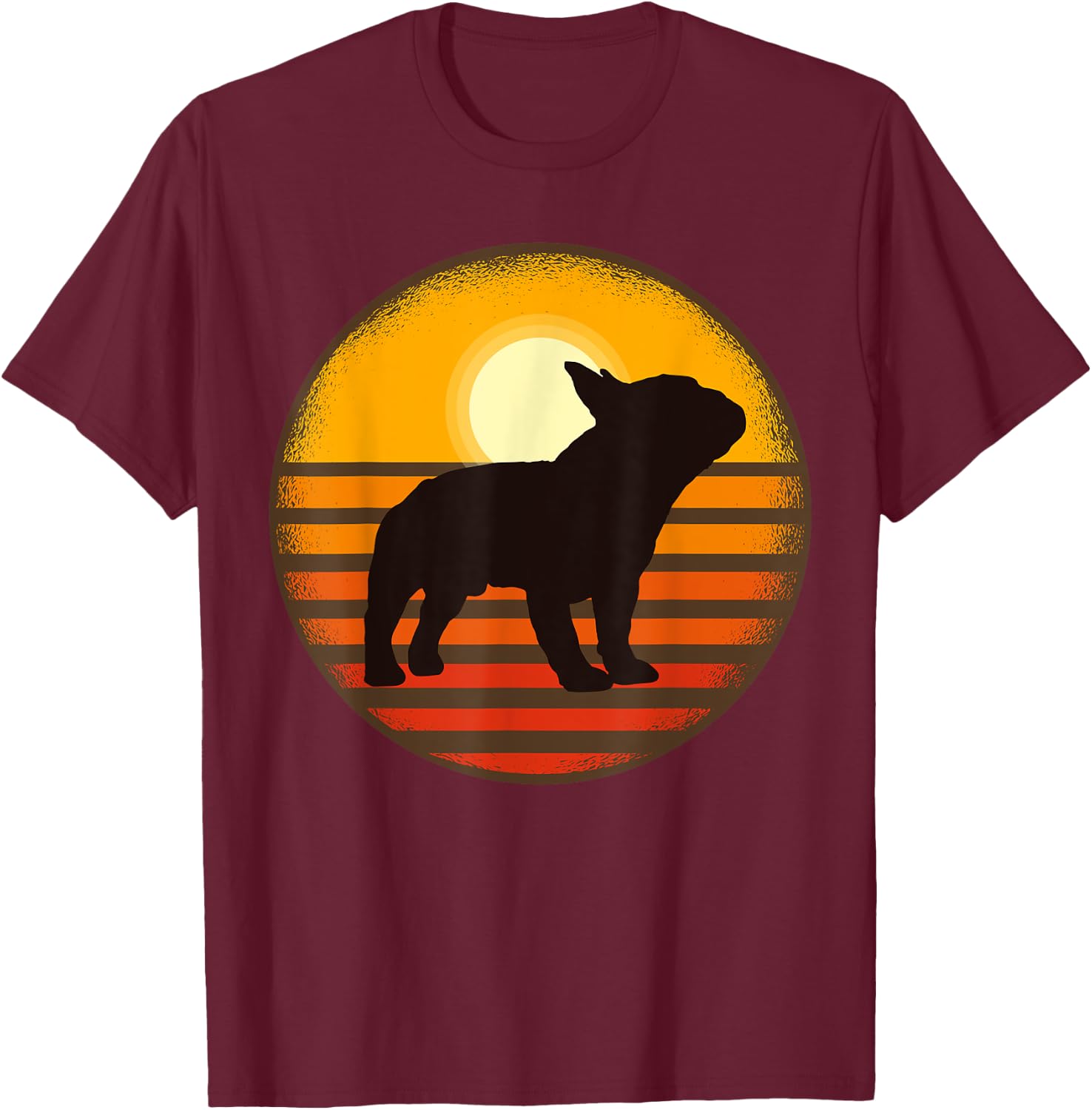 99 Gifts French Bulldog Frenchie Dog -Adults & Kids T-Shirt - T-Shirt | Maroon