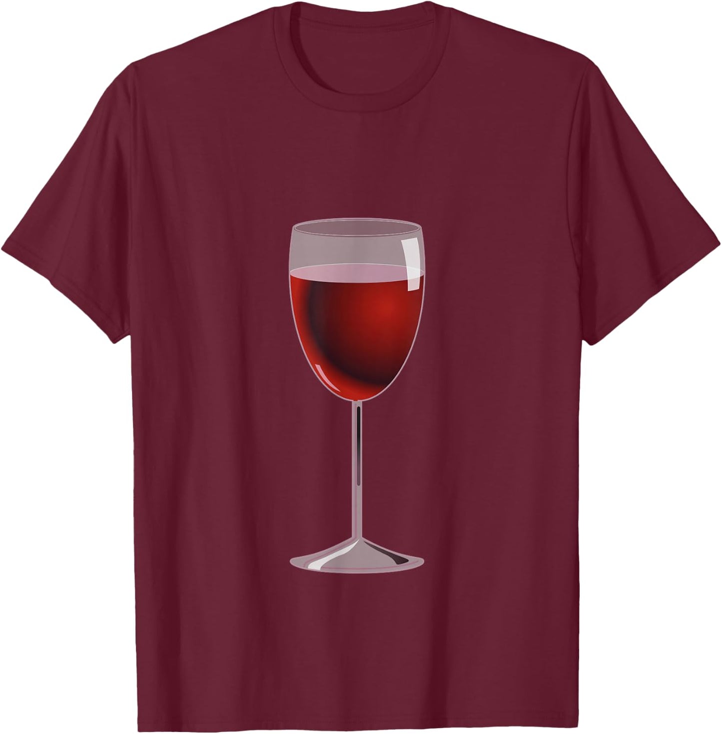 Wine Glass Costume Matching Cheese Wedge Pair T-Shirt - T-Shirt | Maroon