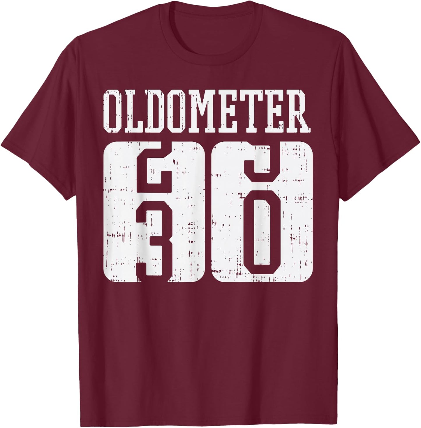 Oldometer 29 30 Funny Happy 30th Birthday Gift Men Women T-Shirt - T-Shirt | Maroon