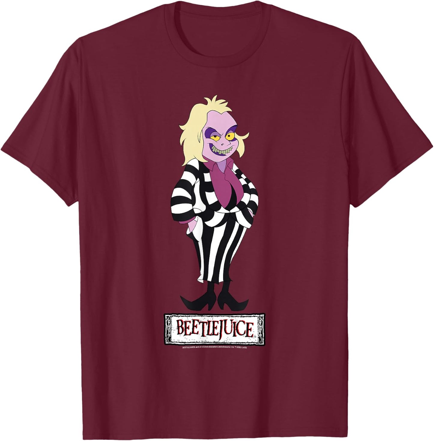 Beetlejuice, Beetlejuice! T-Shirt - T-Shirt | Maroon