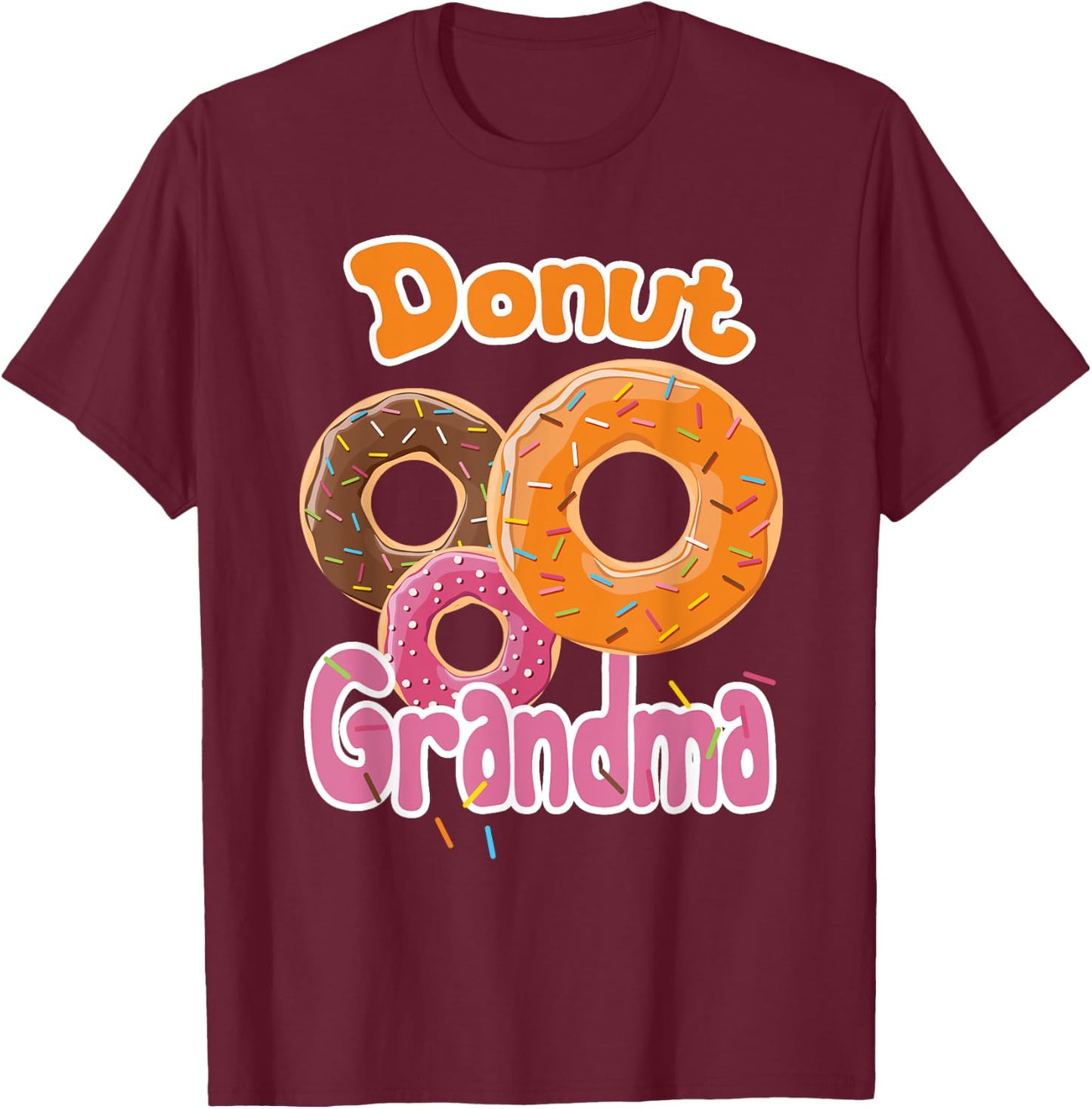 Donut Grandma shirt T-Shirt - T-Shirt | Maroon