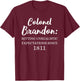 Colonel Brandon Expectations Jane Austen Sense Sensibility T-Shirt - T-Shirt | Maroon