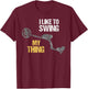 Metal Detecting Metal Detector Dirt Fishing T-Shirt - T-Shirt | Maroon