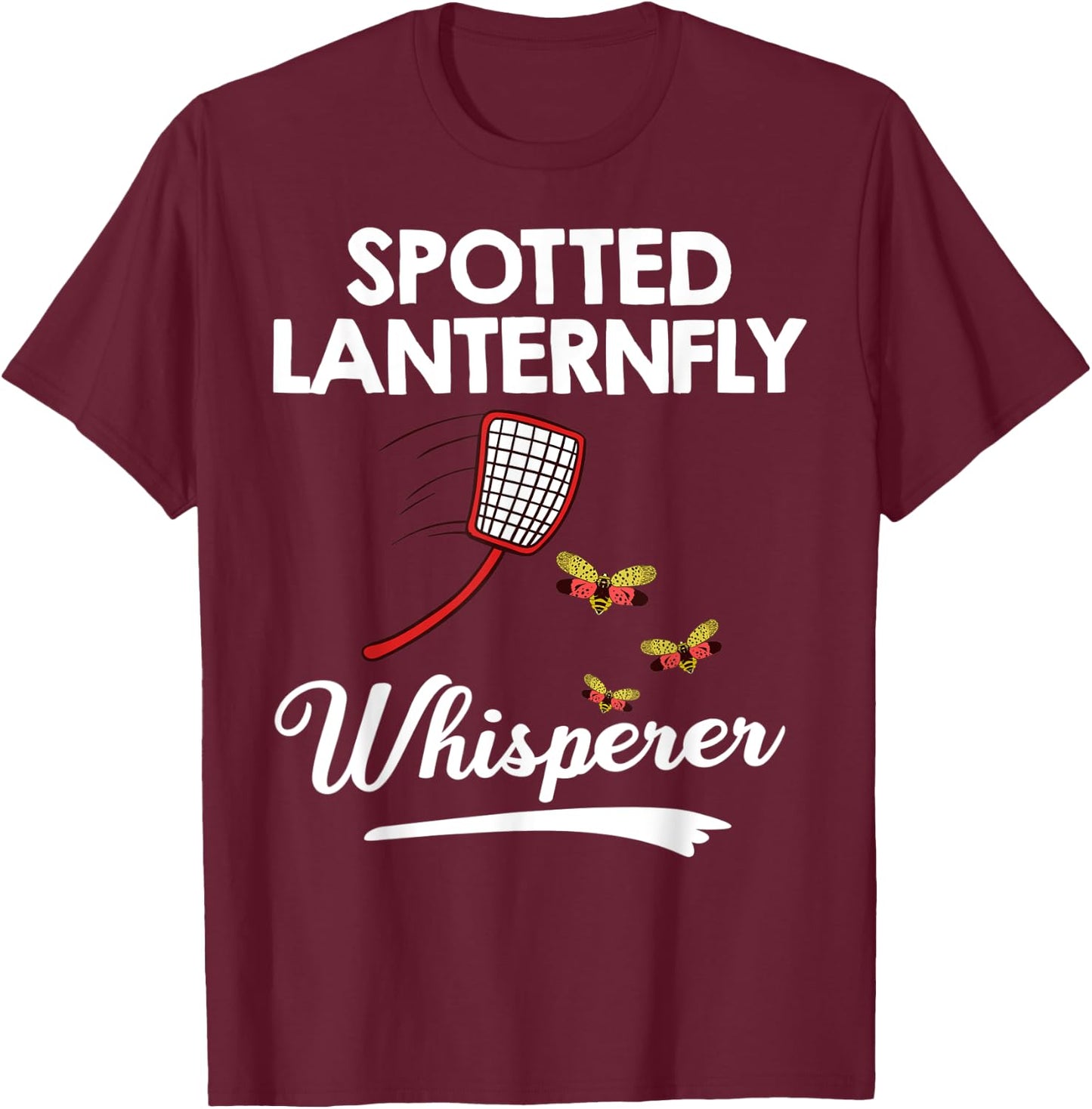 Spotted Lanternfly Trap Insect Spray Lantern Fly T-Shirt - T-Shirt | Maroon