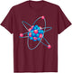 Atom Proton Neutron Chemistry T-Shirt - T-Shirt | Maroon