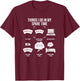 Things I Do in My Spare Time, Poker Player T-Shirt - T-Shirt | Maroon