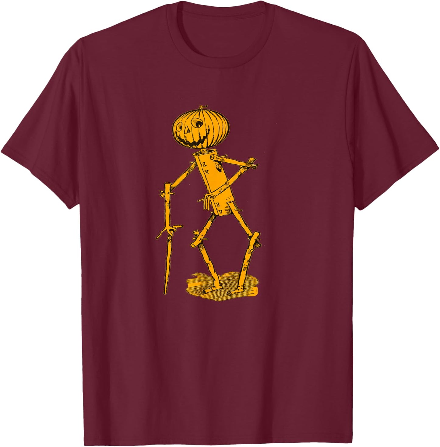 Jack Pumpkinhead - Land of OZ Character T-Shirt - T-Shirt | Maroon