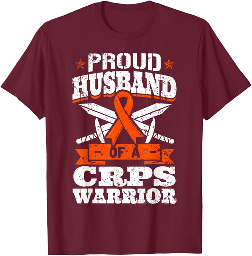 Proud Husband Of A CRPS Warrior RSD Awareness Ribbon RND