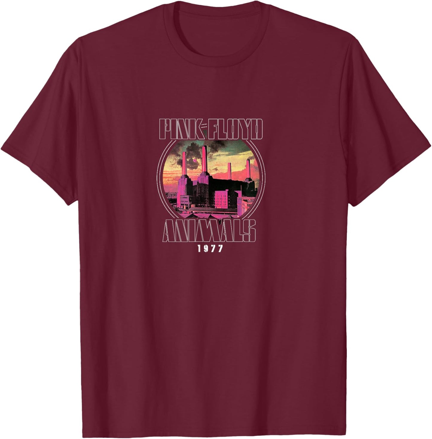 Pink Floyd - Animals 1977 T-Shirt - T-Shirt | Maroon