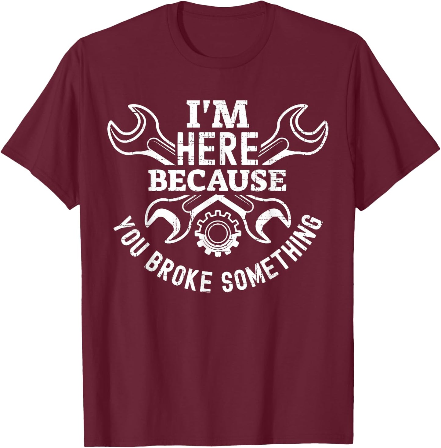 Car Mechanic Car Mechatronics & Car Tuning Workshop T-Shirt - T-Shirt | Maroon