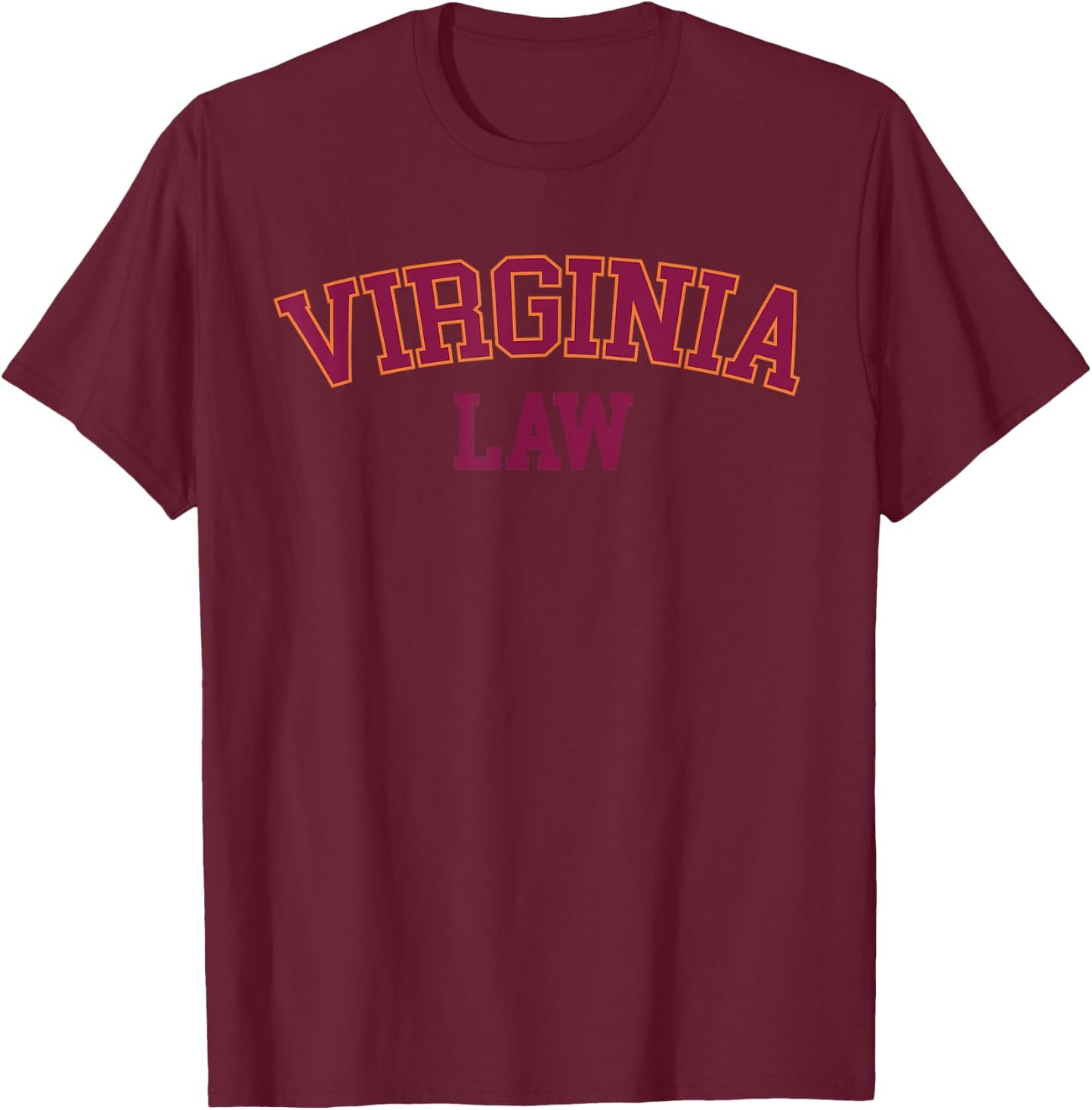 Virginia Law, Virginia Bar Graduate Gift Attorney College T-Shirt - T-Shirt | Maroon