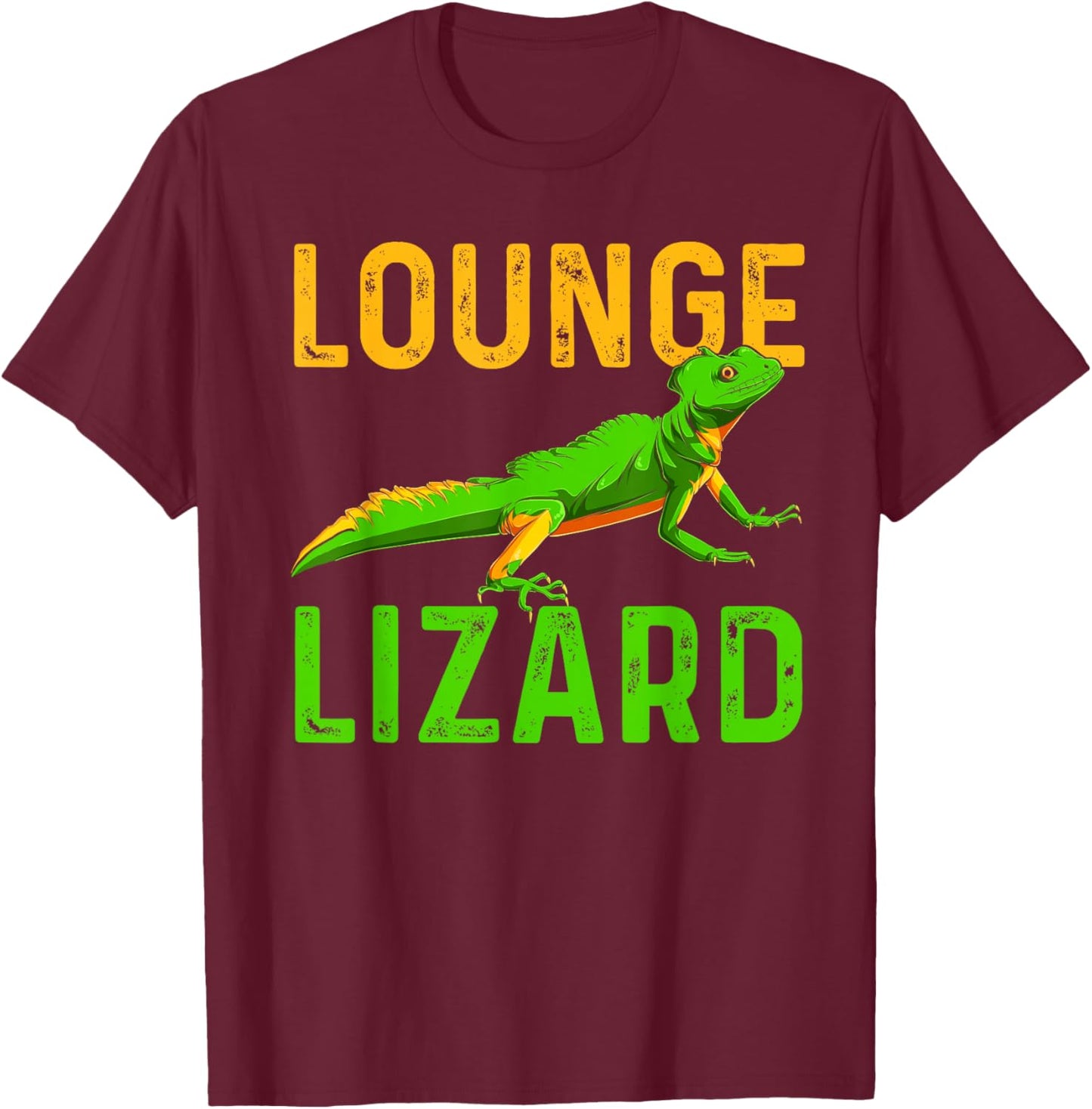 Lounge Lizard T-Shirt - T-Shirt | Maroon
