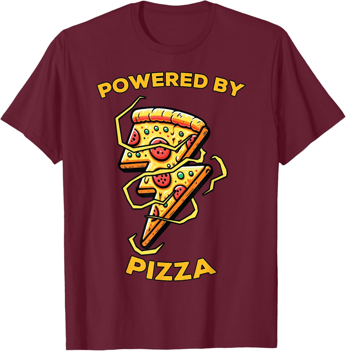 Pizza Quote Pizza Lovers Funny Food Pizza T-Shirt - T-Shirt | Maroon