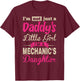 Im Not A Daddy Little Girl Im A Mechanic Daughter T-Shirt - T-Shirt | Maroon
