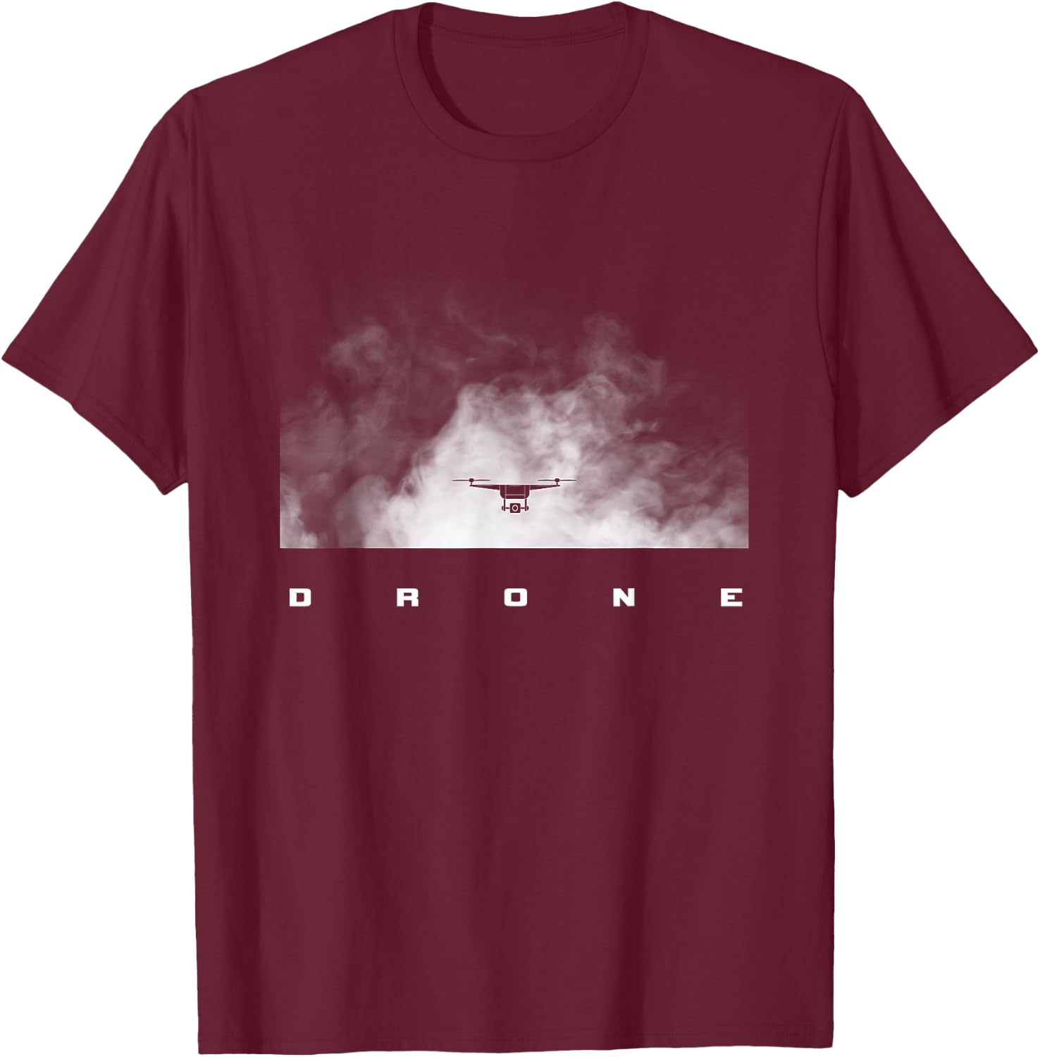 Quadcopter Drone Pilot T-Shirt - T-Shirt | Maroon