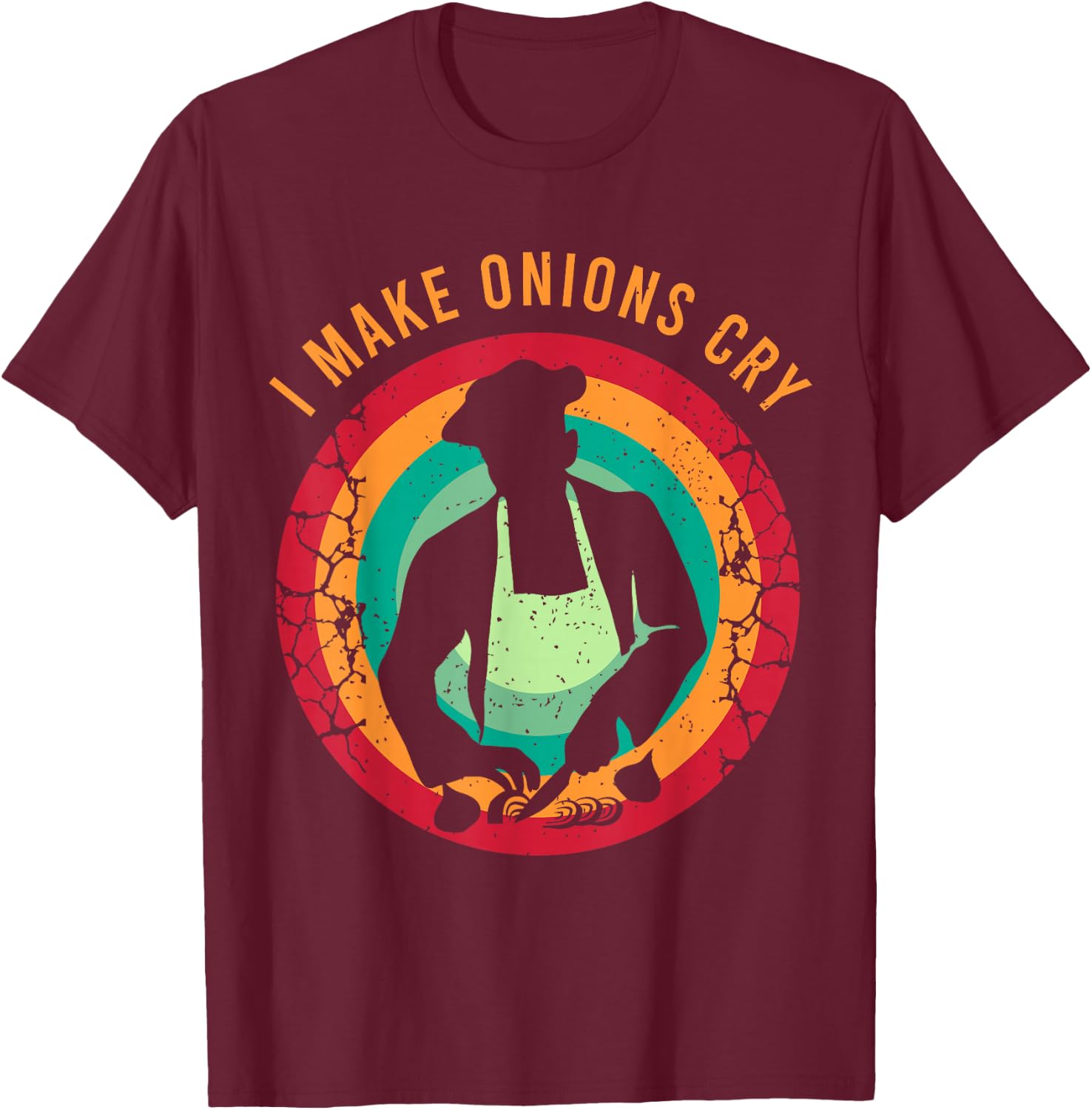 Funny Chef Saying for a Cook T-Shirt - T-Shirt | Maroon