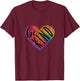 Be Kind Shirt Groovy Tie Dye Flower Power Gift Anti Bullying T-Shirt - T-Shirt | Maroon