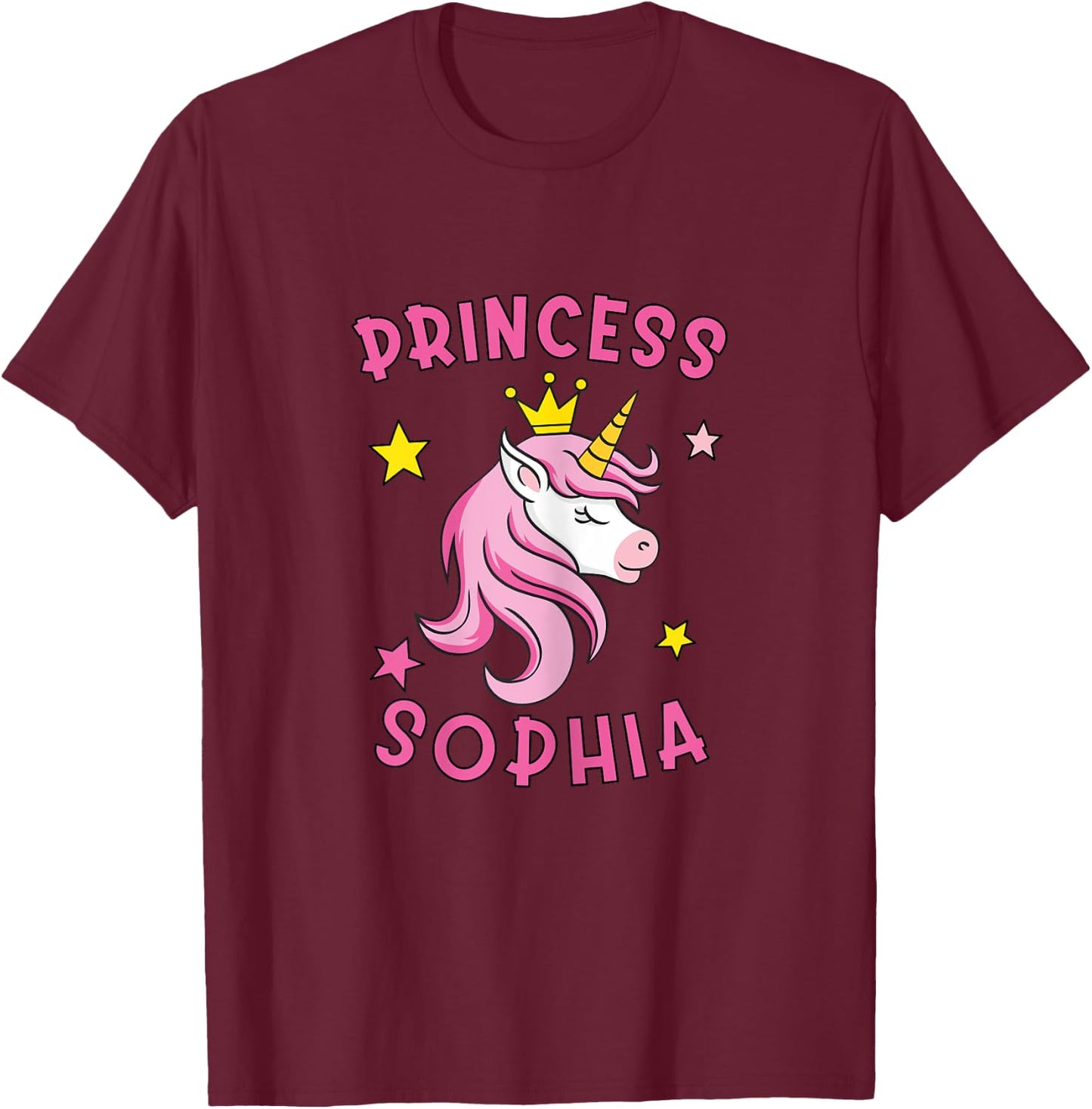 Princess Sophia T-Shirt - T-Shirt | Maroon