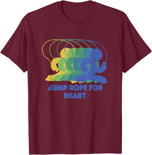 Jump Rope for heart T-Shirt - T-Shirt | Maroon