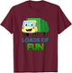 Garbage Smiling Truck Loads Of Fun Recycling Day Dustcar T-Shirt - T-Shirt | Maroon