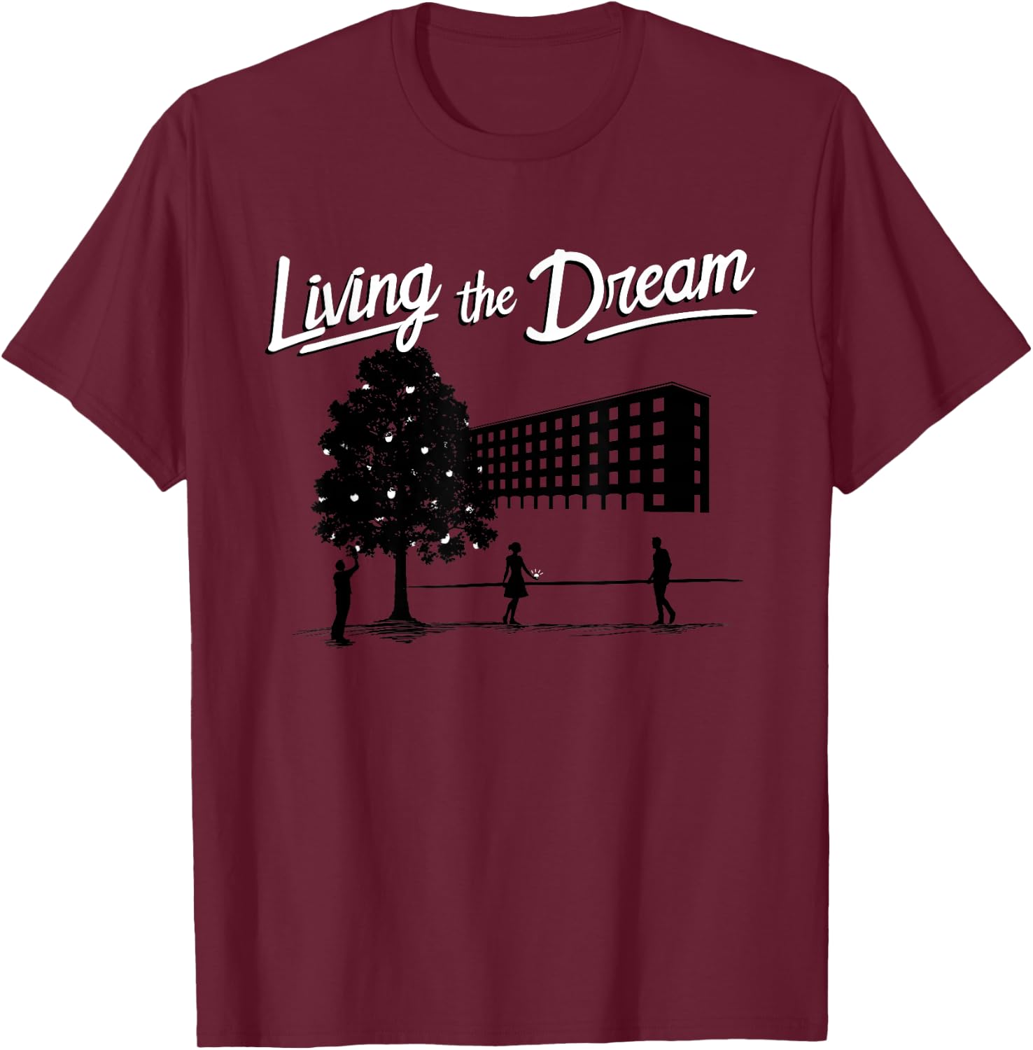 Book of Mormon Tree of Life Lehi Dream Funny LDS Word Game T-Shirt - T-Shirt | Maroon