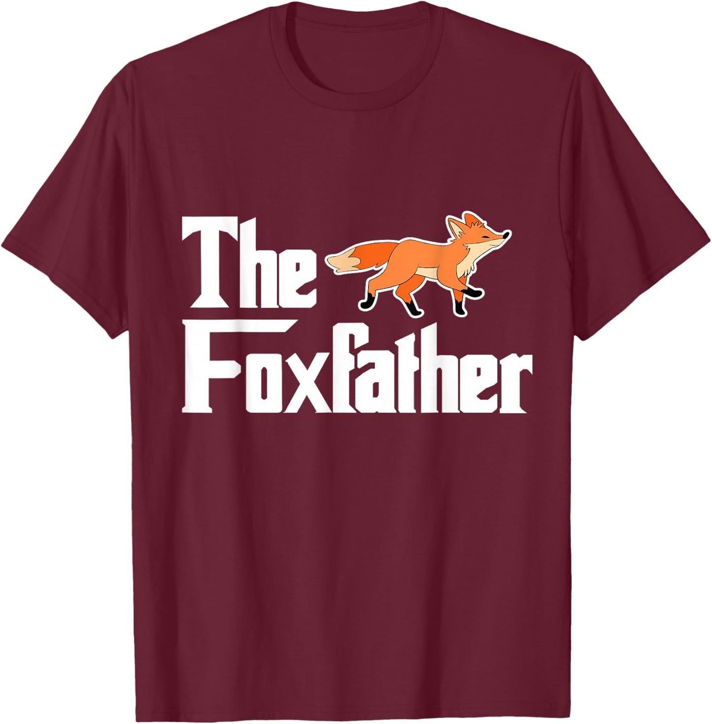 Fox Red Foxes Girls' Smart Vintage Wildlife T-Shirt - T-Shirt | Maroon